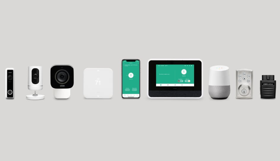 Vivint home security product line in Spokane